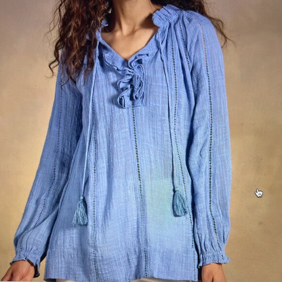 Sundance 'artist' top, NEVER WORN, BLACK, size S - Picture 6 of 14